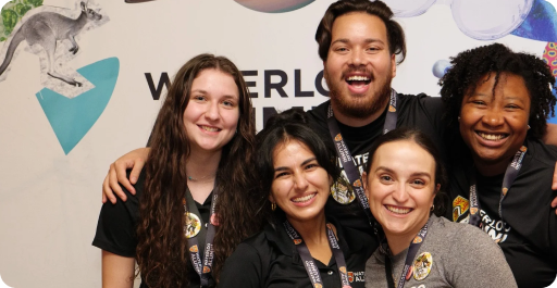 Image of students at a Waterloo event