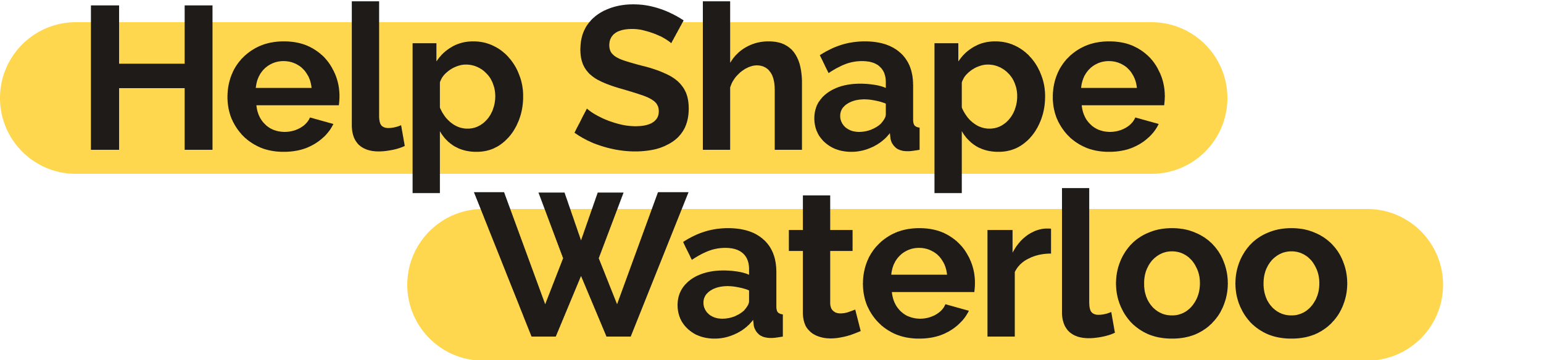 Help shape waterloo title